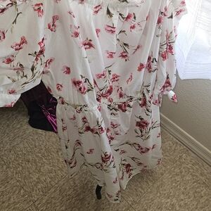 Floral Romper 2xl off the shoulders